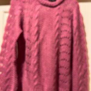 Jessica Simpson Rose Cable Knit Turtleneck Sweater
